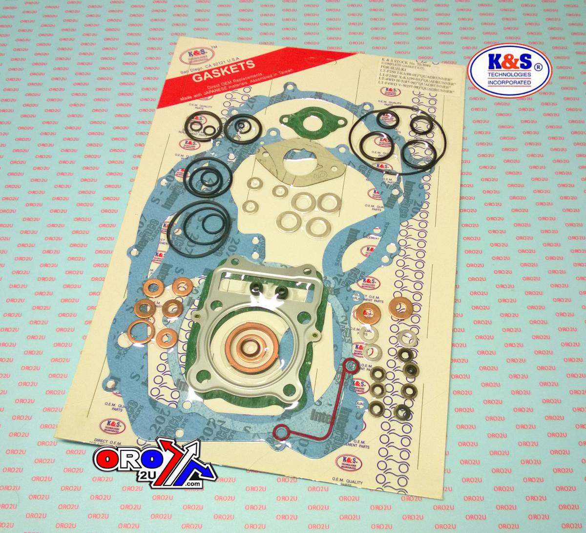 GASKET FULL SET SUZUKI LT-F250/4WD, KS70-3041