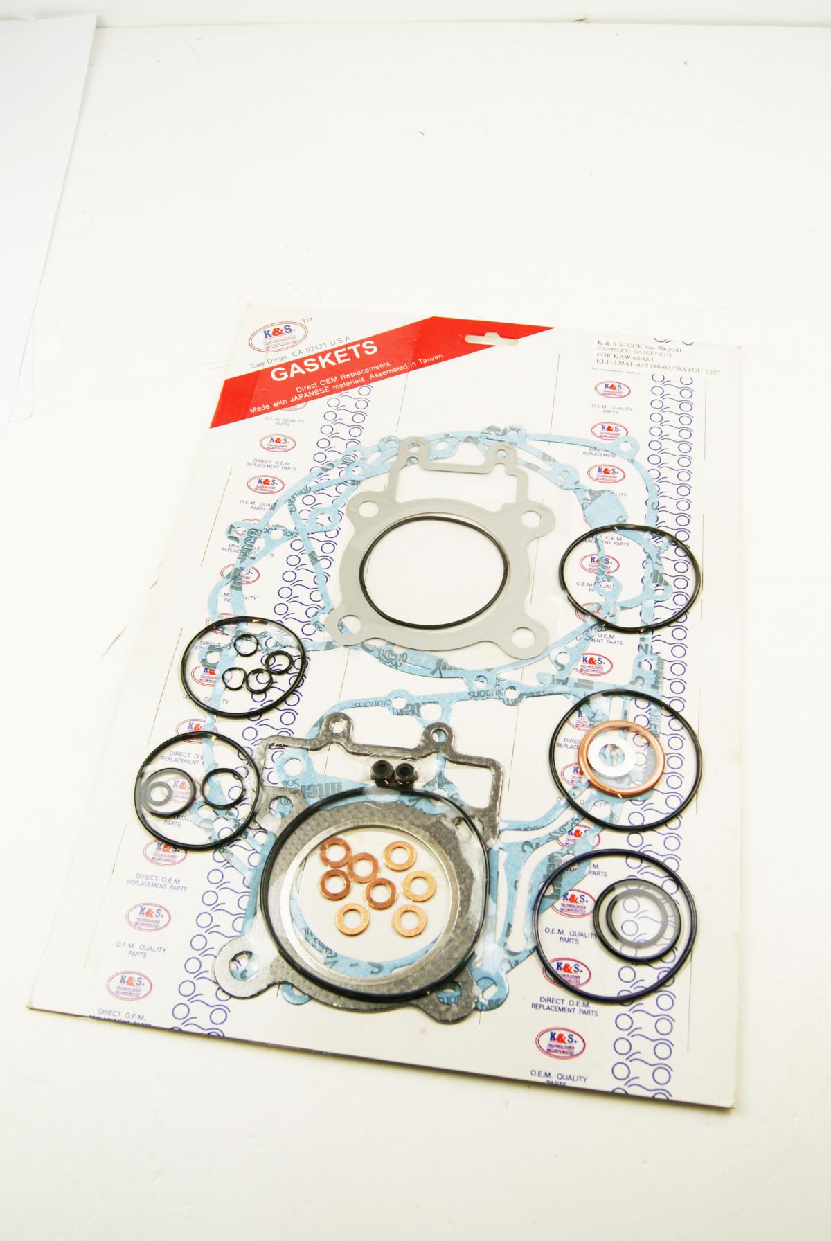 GASKET FULL SET KAWASAKI KLF220 BAYOU 88-03