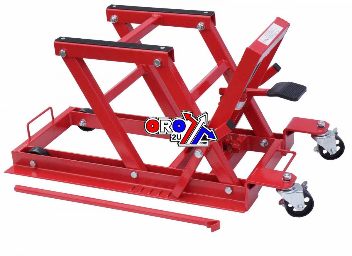 MINI HYDRAULIC LIFT. MAX 1500LB LIFTING WEIGHT. ROAD BIKE LIFT