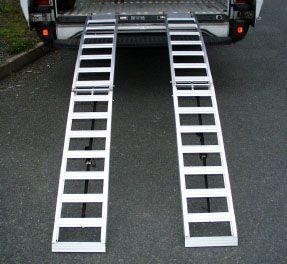FOLDING RAMP ALLOY 420Kg, ALLOY FOLDING RAMP 2300x280mm