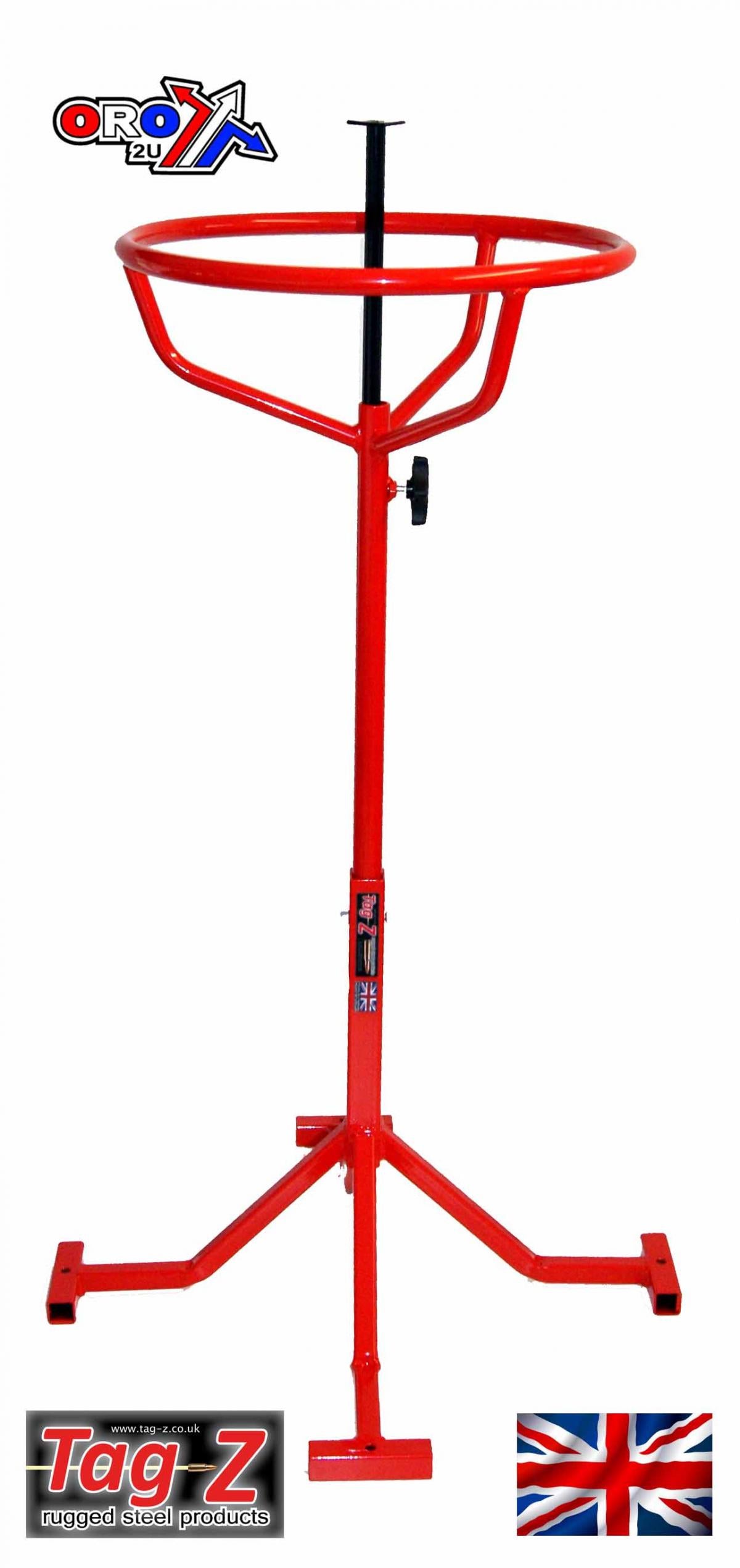 MX TYRE CHANGING STAND 16" UP TAG-Z, height range from 26''-37''