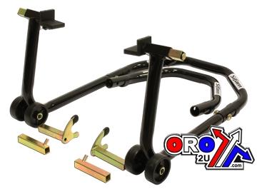 UNIVERSAL STAND BLACK, REAR PADDOCK STAND