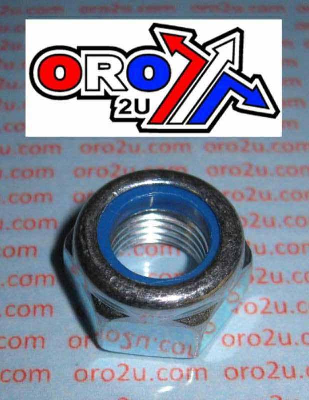 M14x1.5mm NYLOCK NUT EACH BZP FINE PITCH SLIM/THIN 14x22 EACH