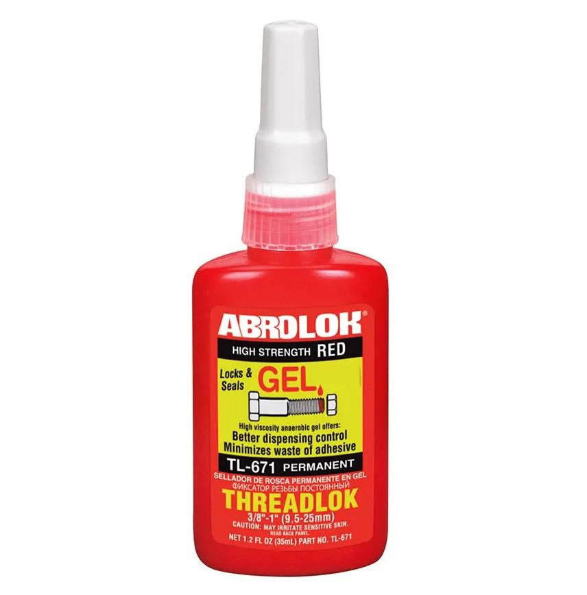 RED THREADLOCK 50ml BOTTLE, thread lock /loctite, TL-571