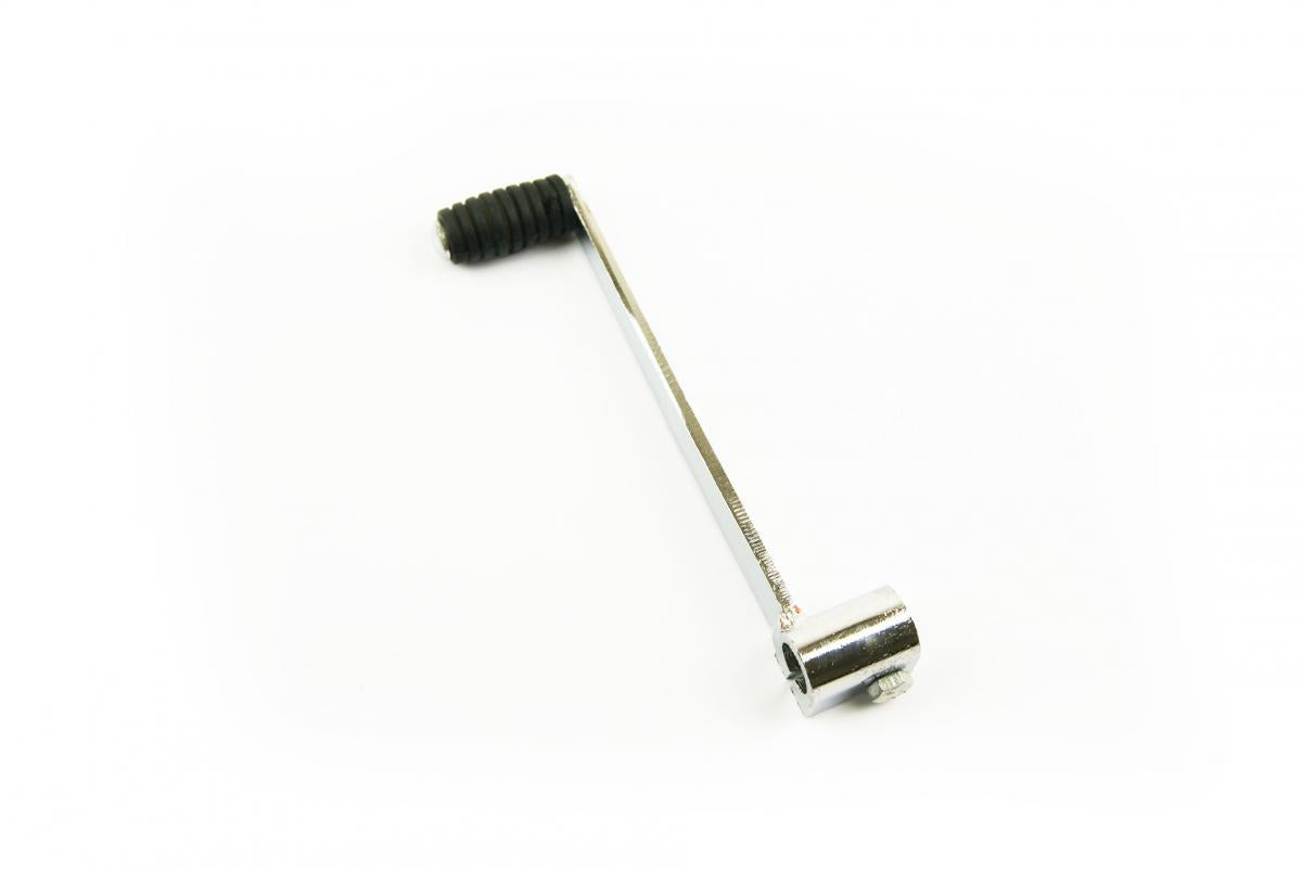GEAR LEVER STEEL CHROME, 11mm SPLINE, 140mm LONG