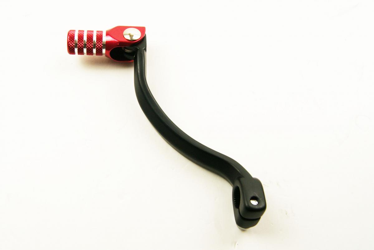 GEAR LEVER SHIFT CR125 BLK/RD ALUMINIUM FORGED 24700-KZ4-J10