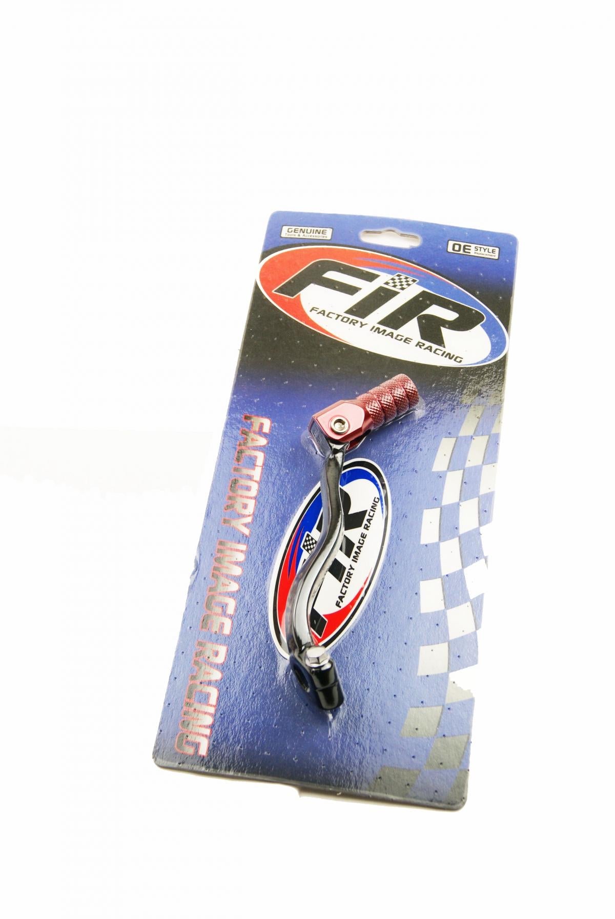 GEAR LEVER HONDA CRF250R 04-09, CRF250X 04-12 FORGED ALLOY BLACK & RED, F.I.R