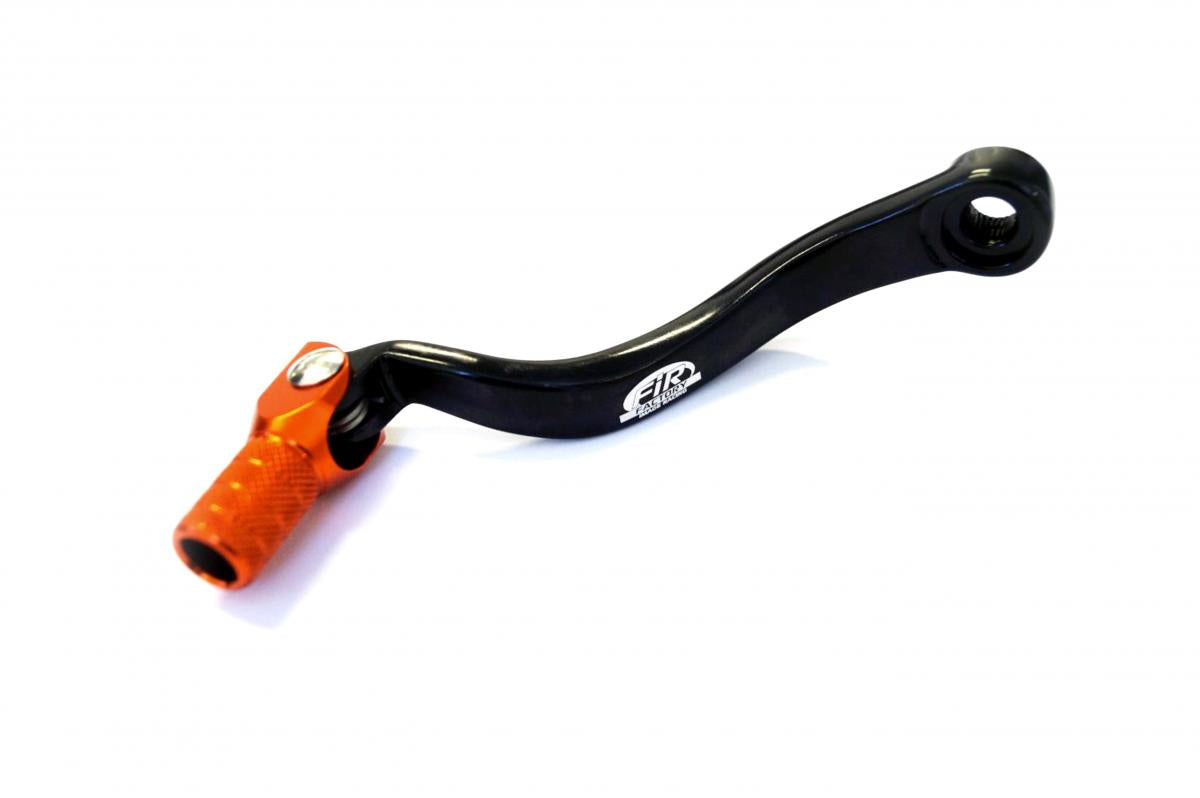 GEAR LEVER SHIFT KTM 01-16, FORGED ALLOY 54734031000, FIR BRAND, BLACK & ORANGE