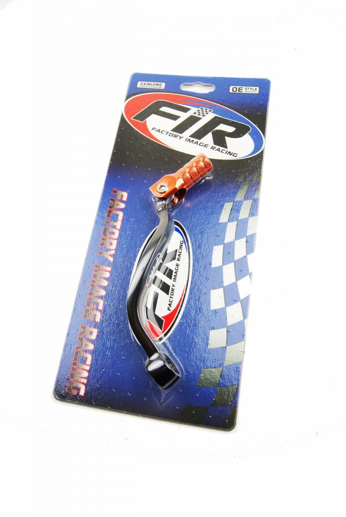 GEAR LEVER KTM BLK/ORANGE, FORGED ALLOY 59034031000, FIR BRAND, BLACK/ORANGE