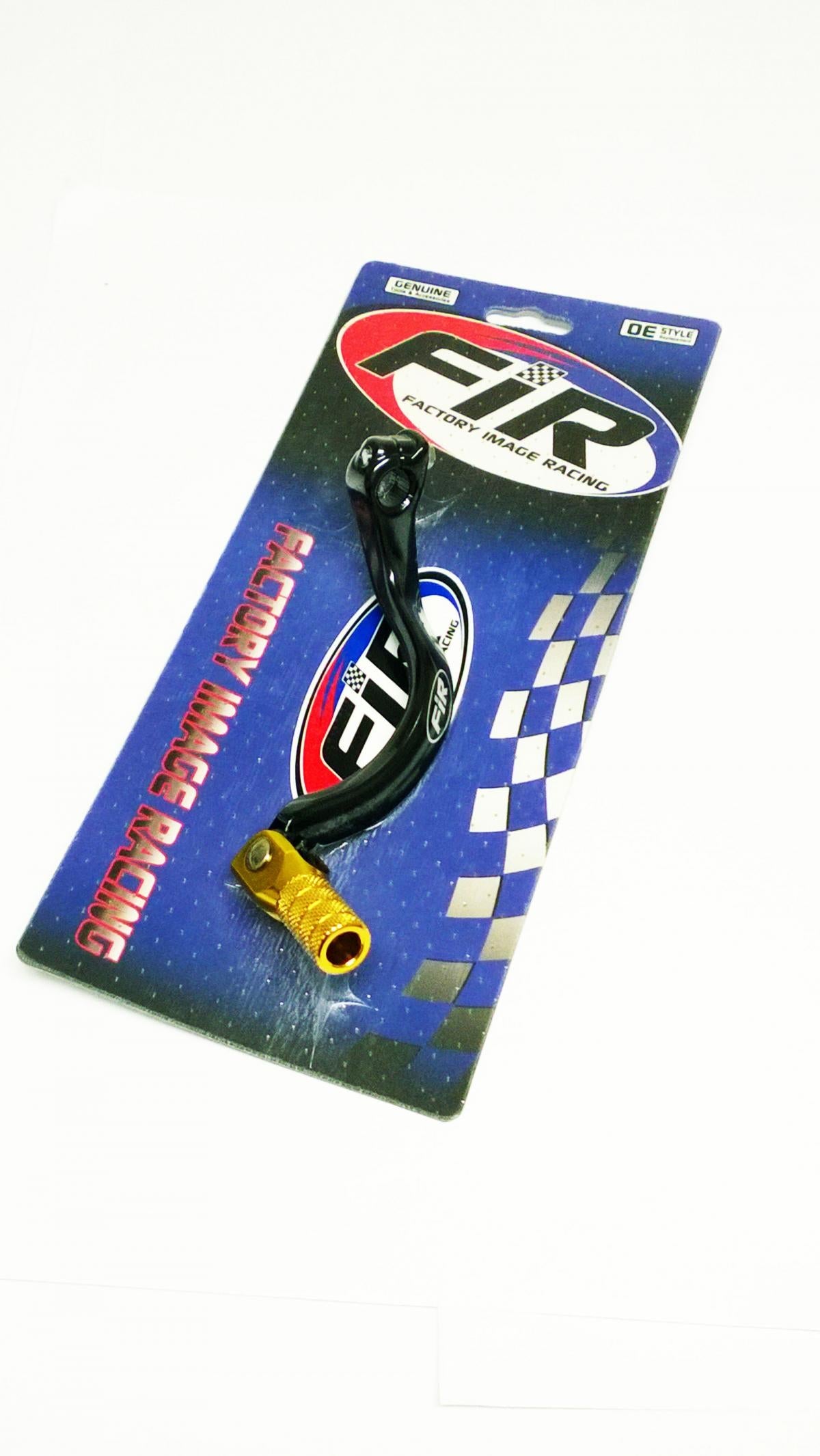 GEAR LEVER SUZUKI RM125 90-97, FORGED ALLOY, FIR BRAND, BLACK & GOLD