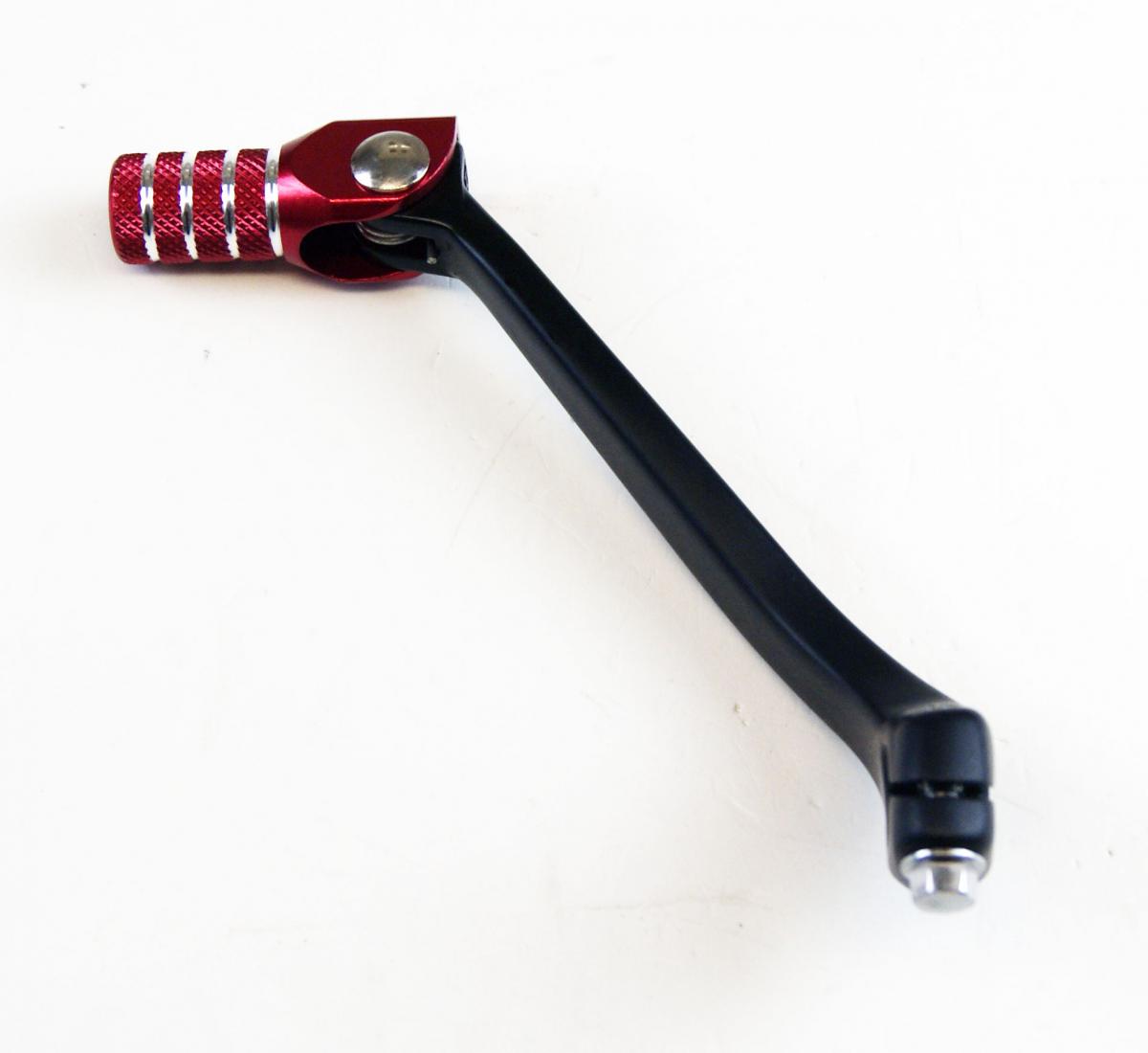 GEAR LEVER ALU. BLACK/RED, SUZUKI RM-Z250 07-10, R-LEVC00RMZ02
