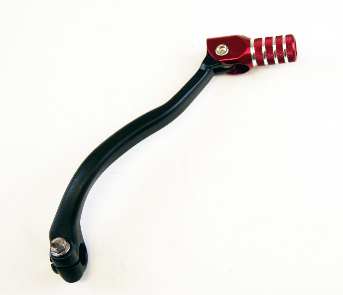 GEAR LEVER BLACK/RED, KAWASAKI KX-F 250 06-08, R-LEVC00KXF06