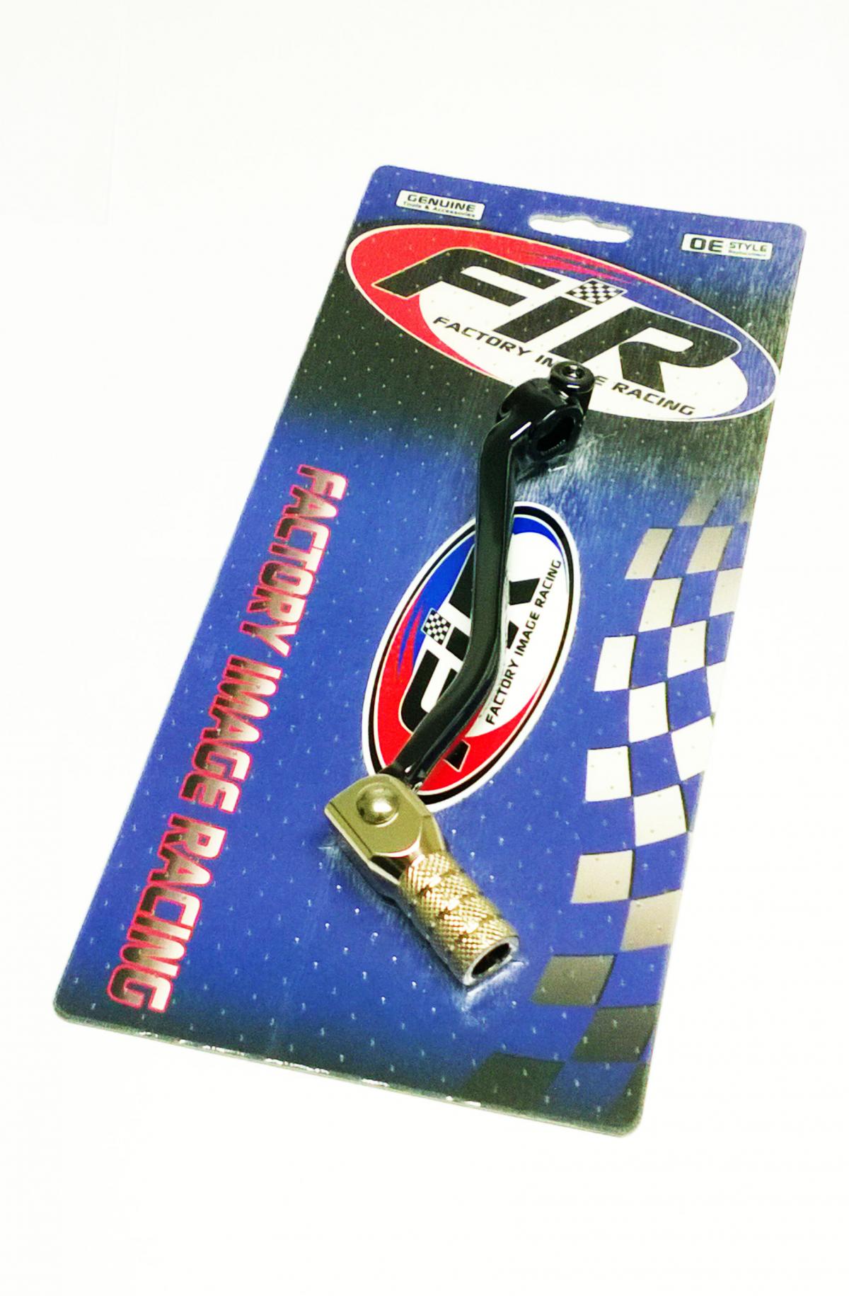 GEAR LEVER KAWASAKI KX-F250 09-24, FORGED ALLOY, FIR BRAND, BLACK & TITANIUM