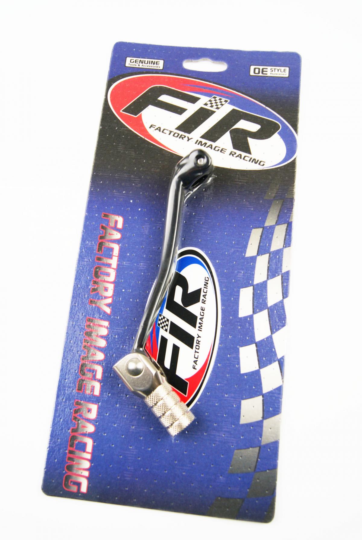 GEAR LEVER KAWASAKI KX-F450 16-24, ALUMINIUM FORGED, FIR BRAND, BLACK & TITANIUM