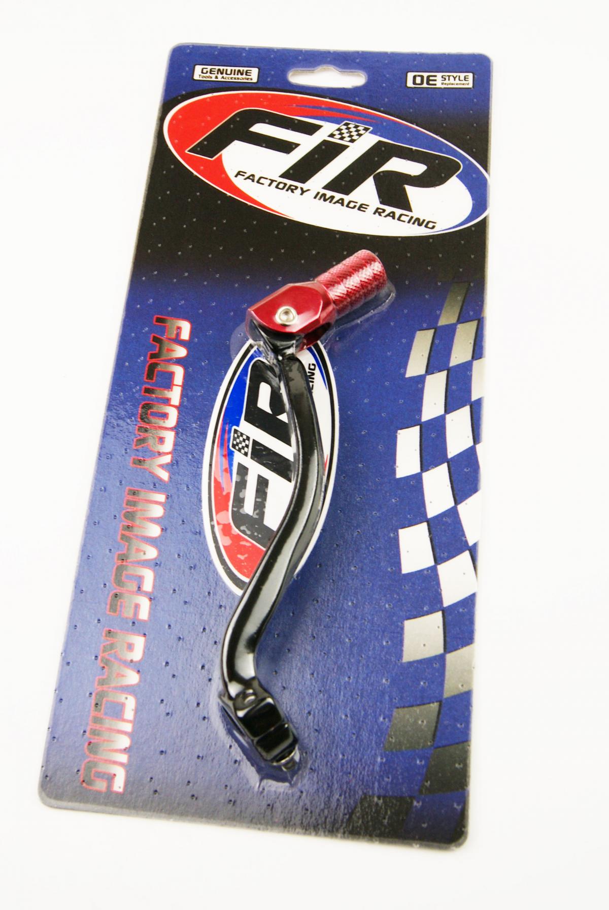 GEAR LEVER HONDA CRF250R 10-17, ALUMINIUM FORGED, FIR BRAND, BLACK & RED