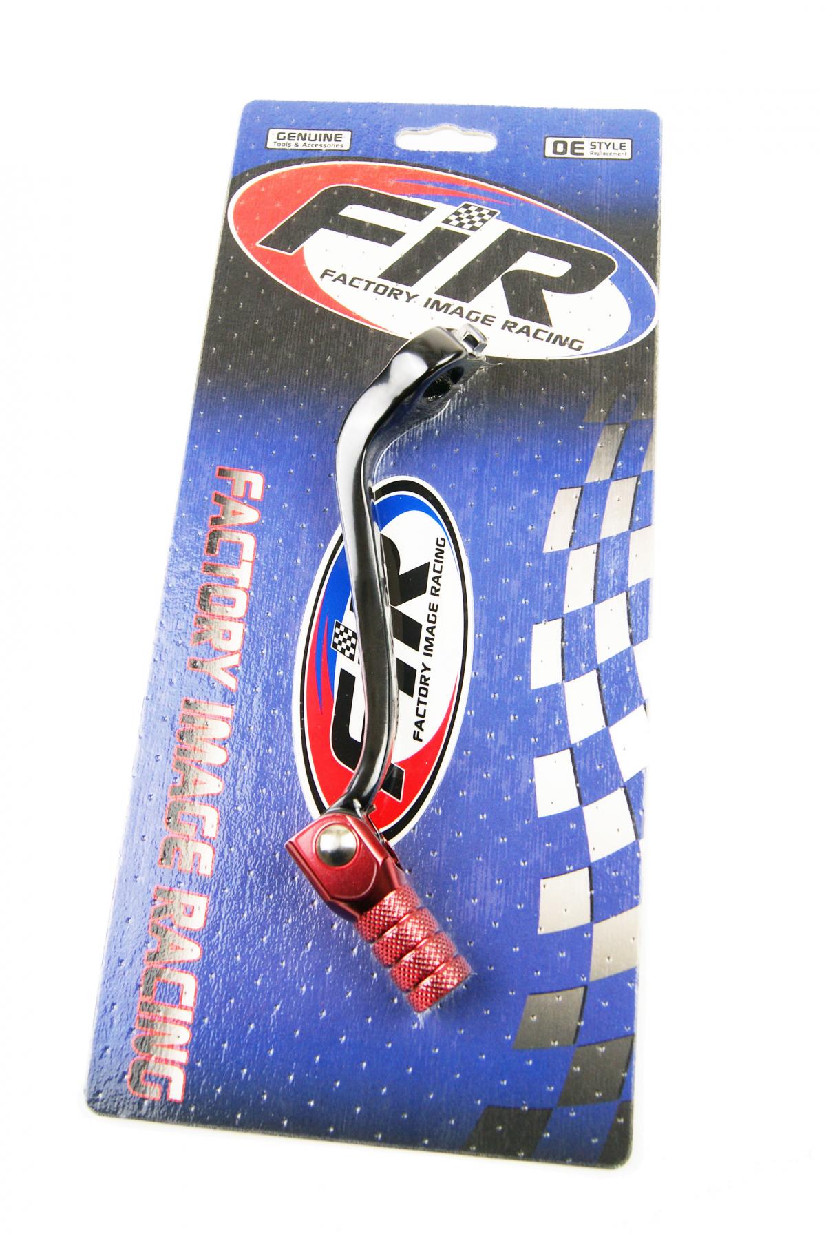 GEAR LEVER HONDA CRF450R 11-16, ALUMINIUM FORGED, FIR BRAND, BLACK & RED