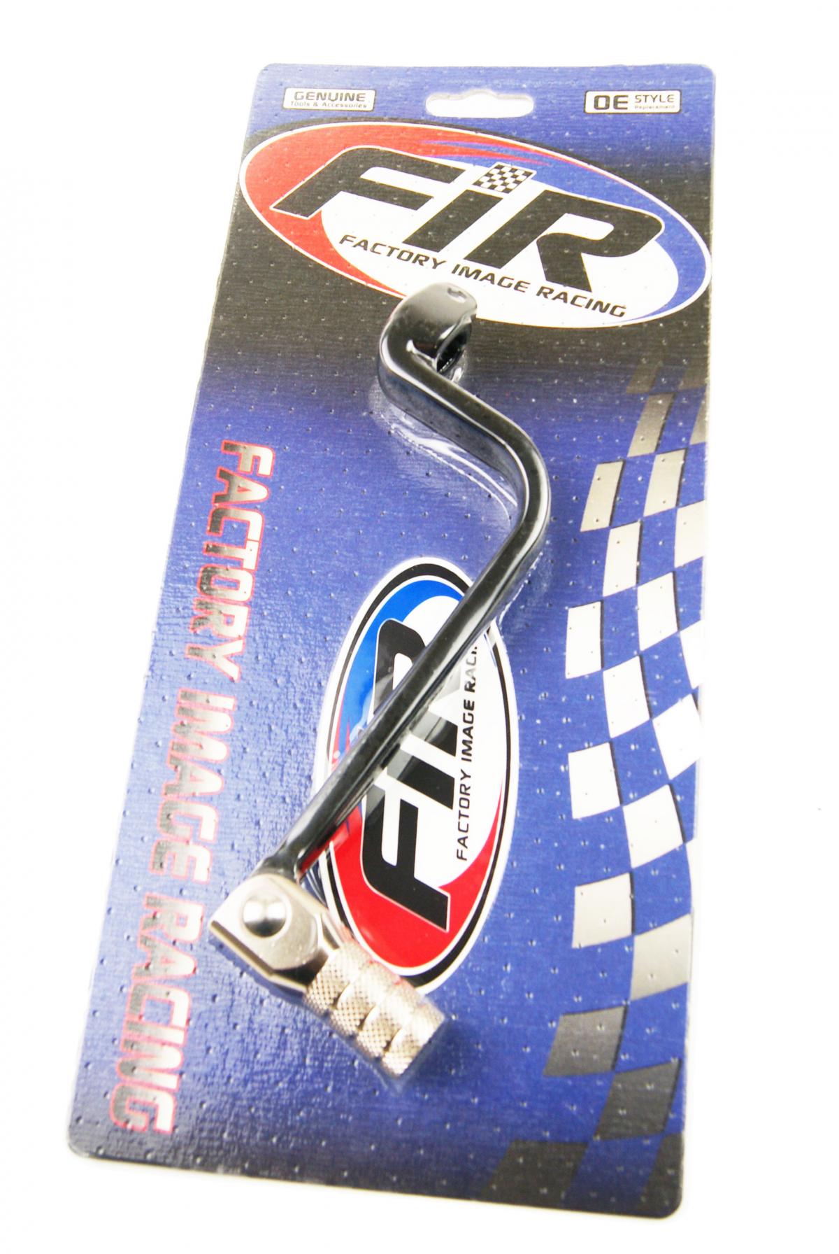 GEAR LEVER KAWASAKI KLX 110 02-04, FORGED ALLOY, FIR BRAND, BLACK/TITANIUM