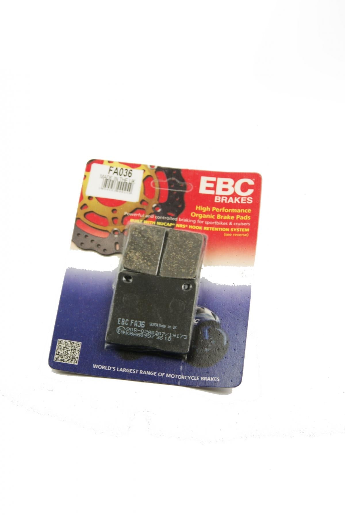 BRAKE PADS DISC VD306 FA036