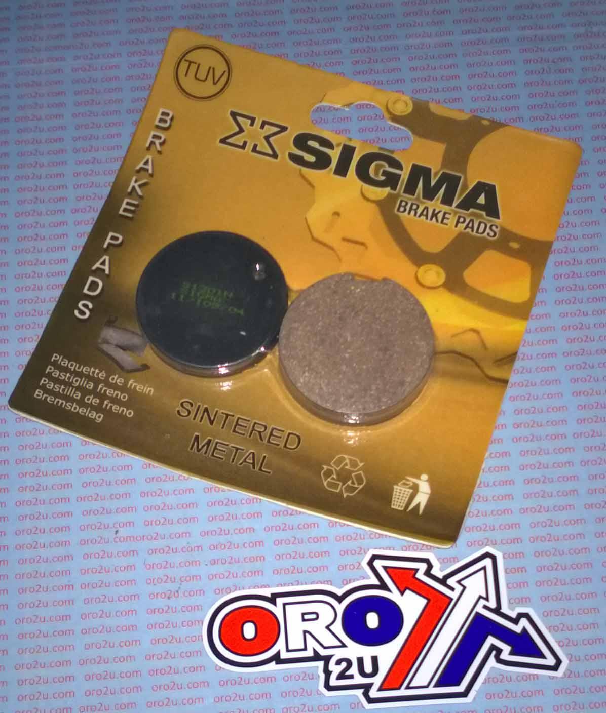 BRAKE PADS SINTERED METAL, SIFAM S1301N, GOLD, FA055