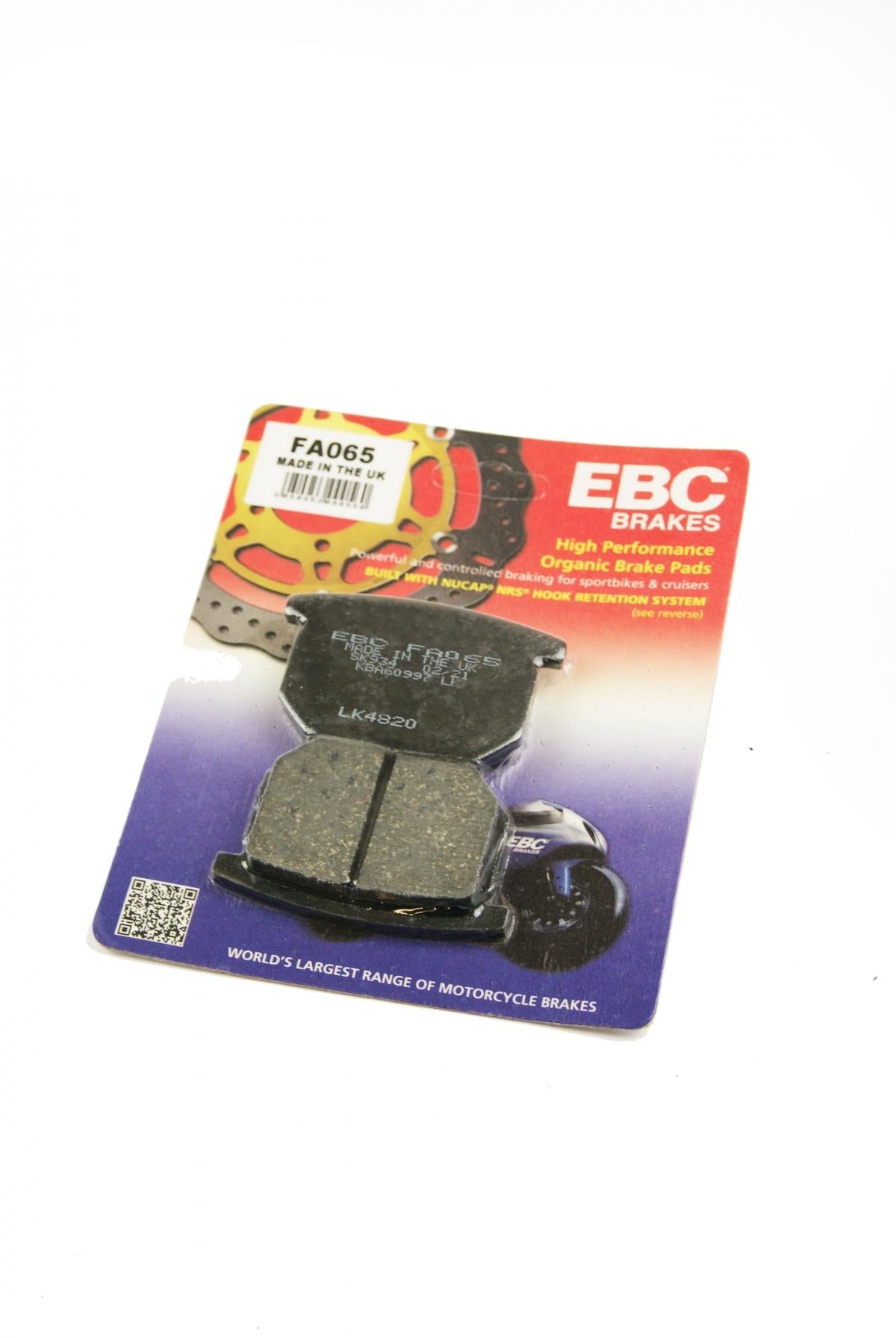 BRAKE PADS DISC VD324 FA065