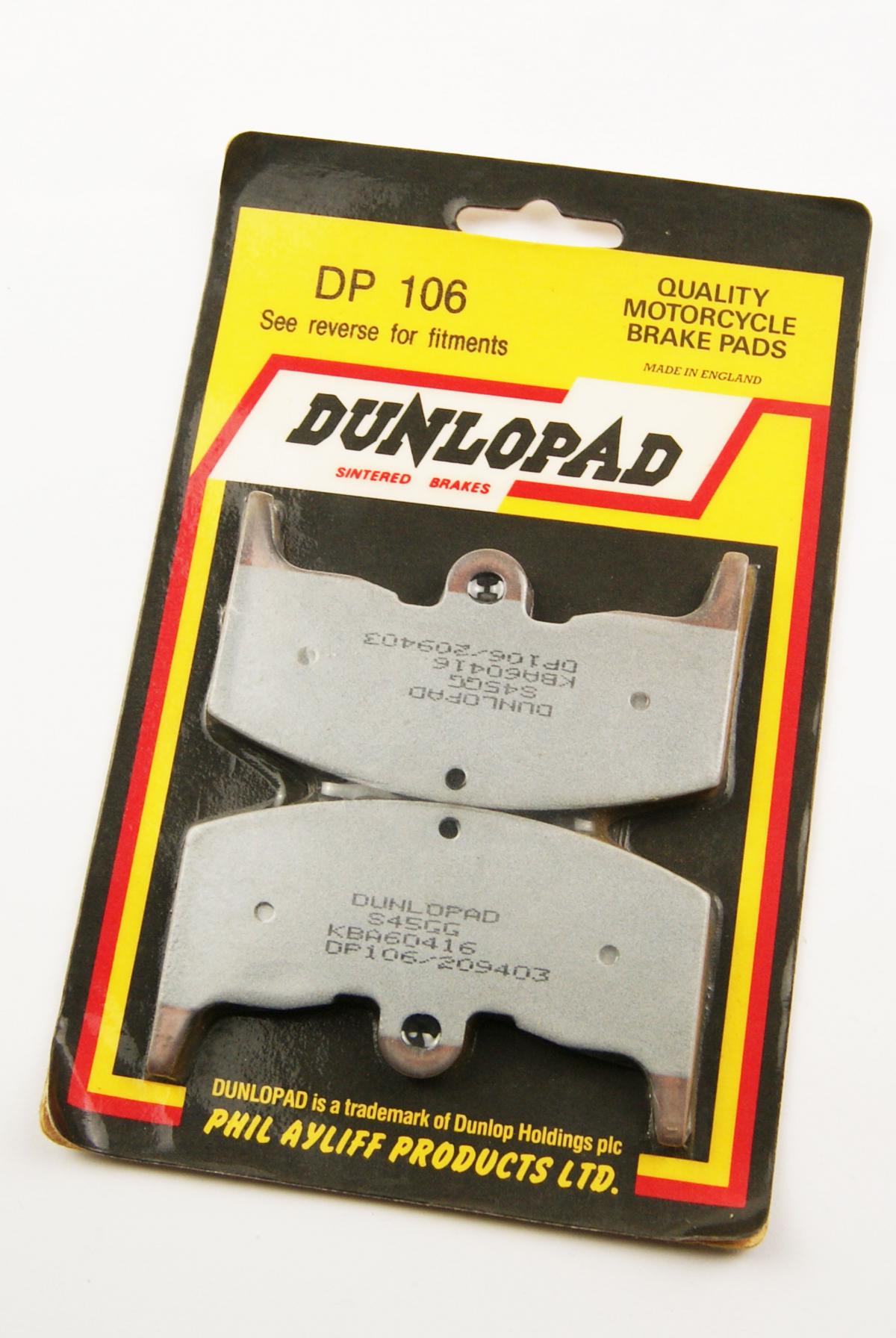 BRAKE PADS SINTERED DP BRAKES, DP106 Premium 41-106.H.DP, FA080