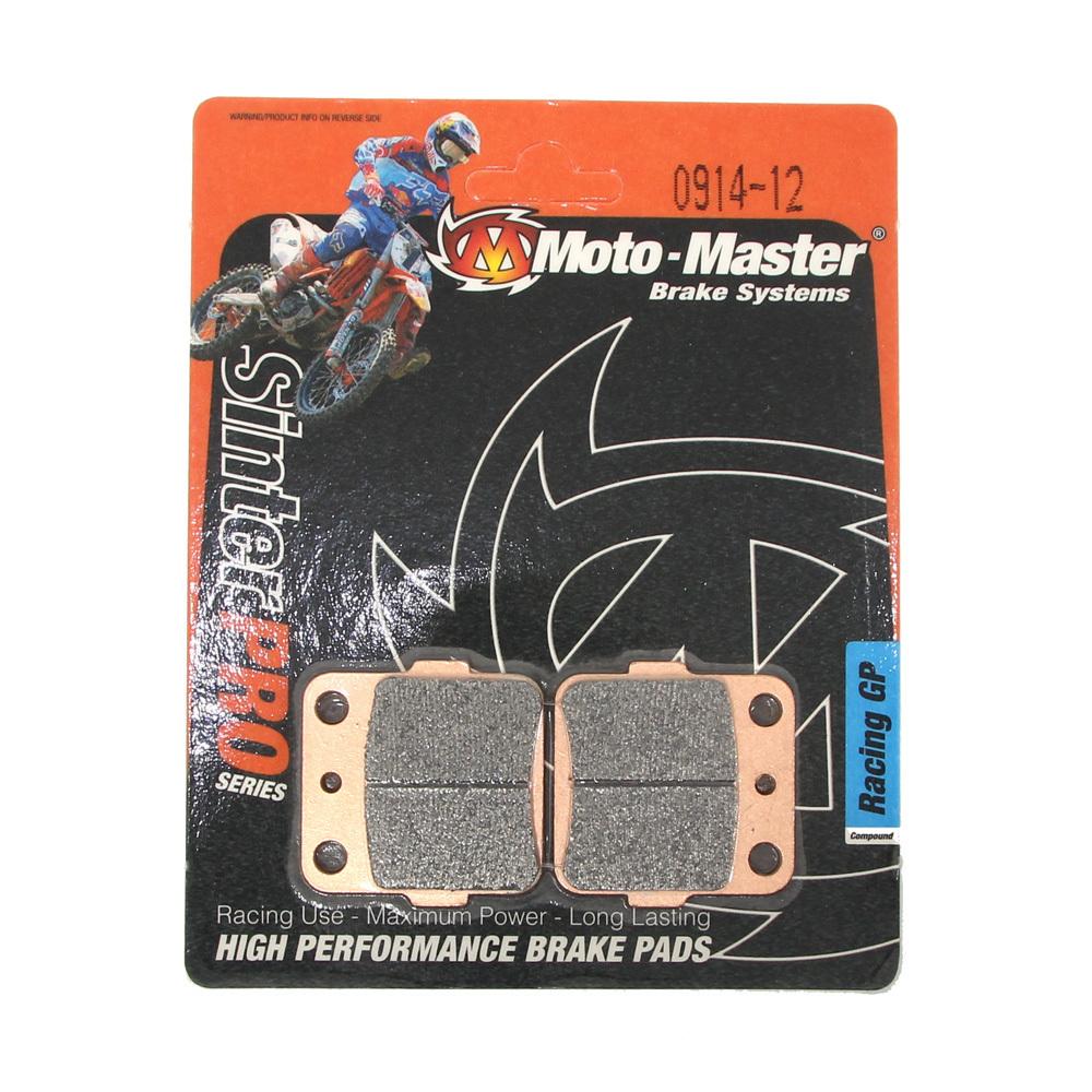 BRAKE PADS SINTERED RACING MOTO-MASTER 091412
