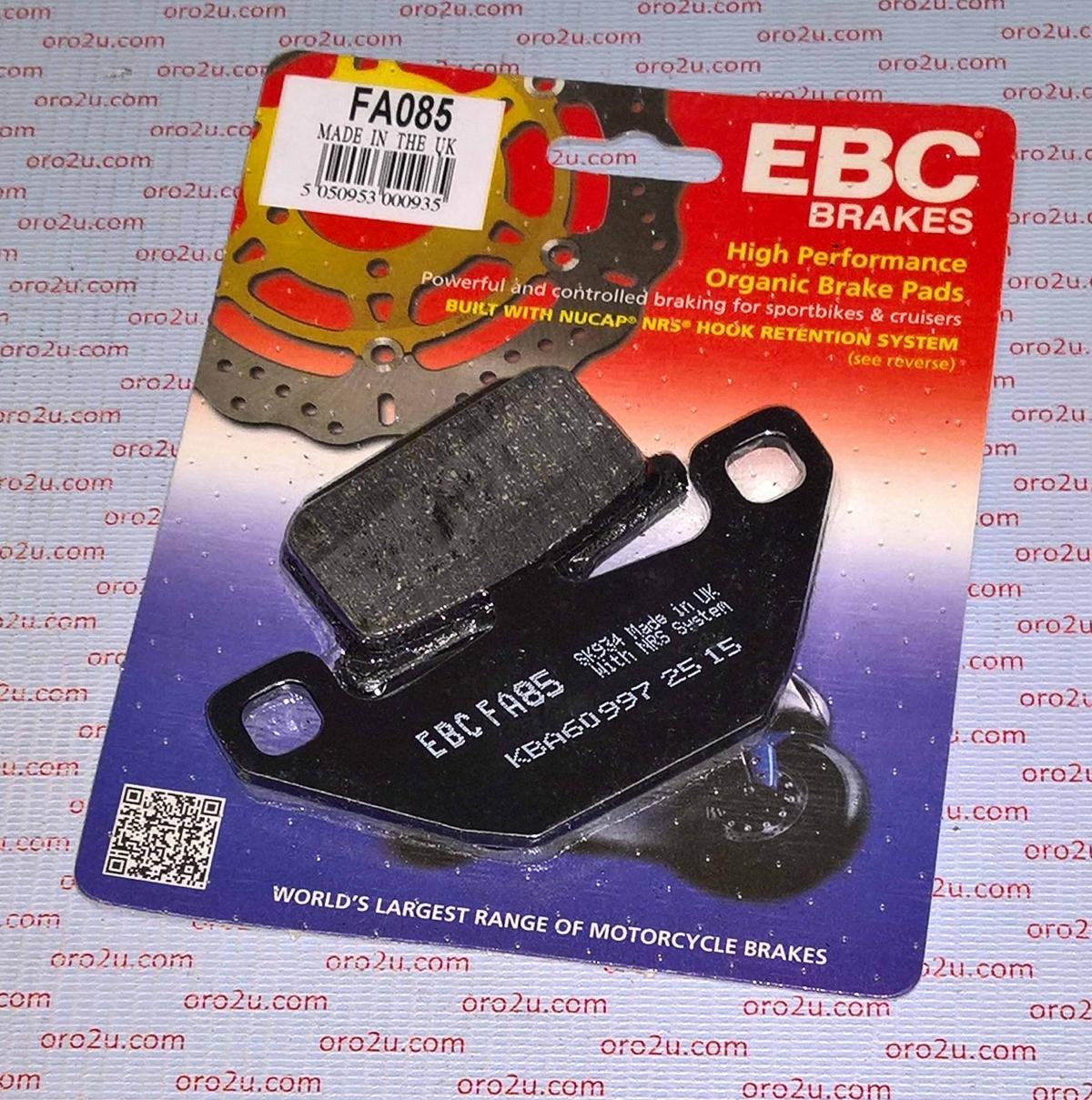 BRAKE PADS DISC EBC FA085