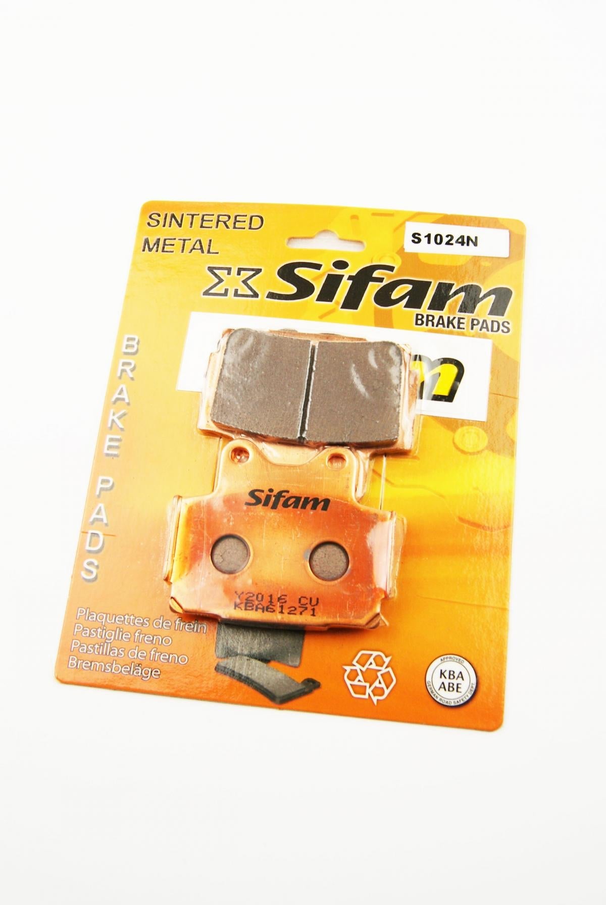 BRAKE PADS DISC SINTERED METAL, SIFAM S1004N (EBC FA104)