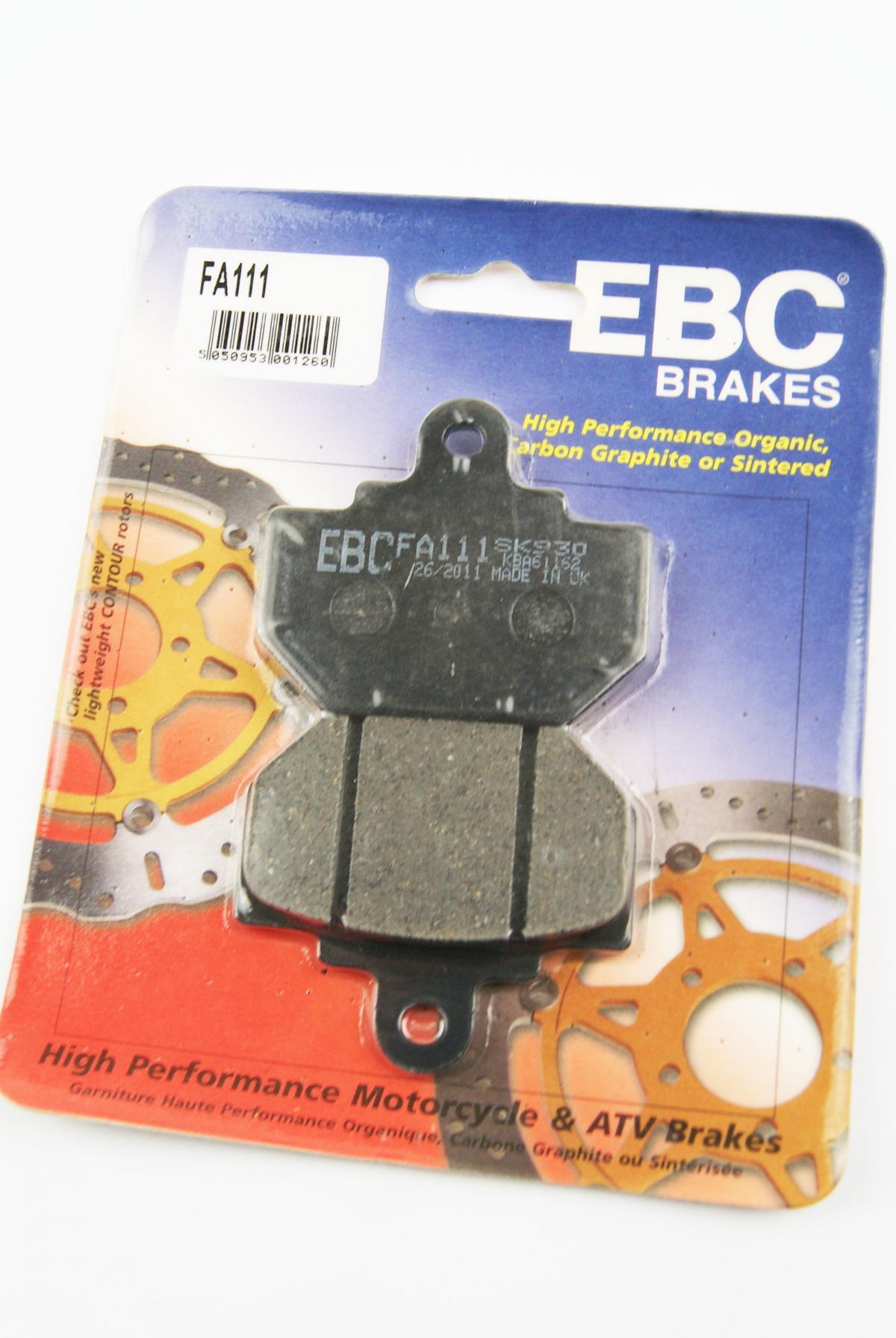 BRAKE PADS DISC EBC FA111
