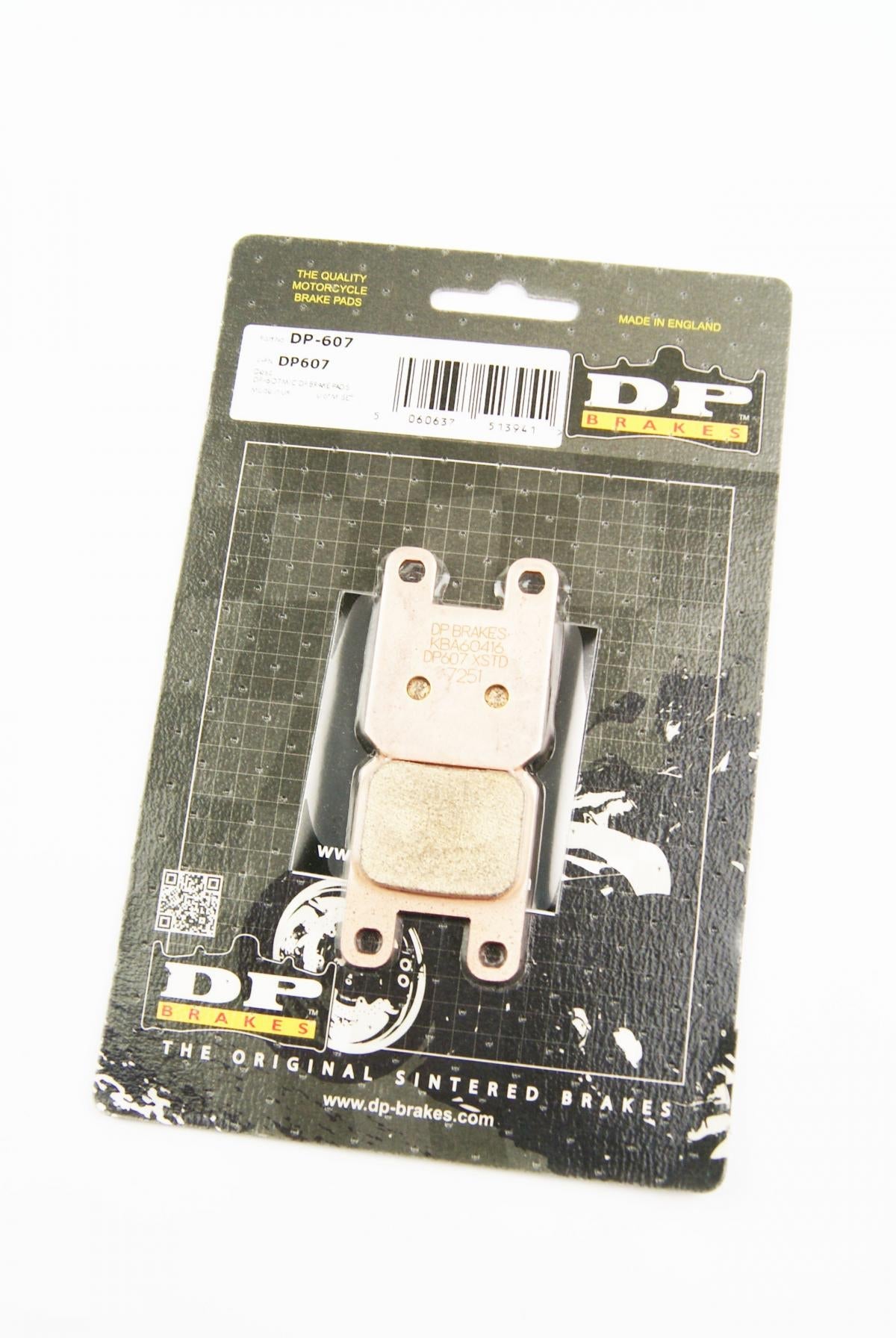BRAKE PADS SINTERED DP BRAKES, DP607 Premium 41-607.H.DP, FA115