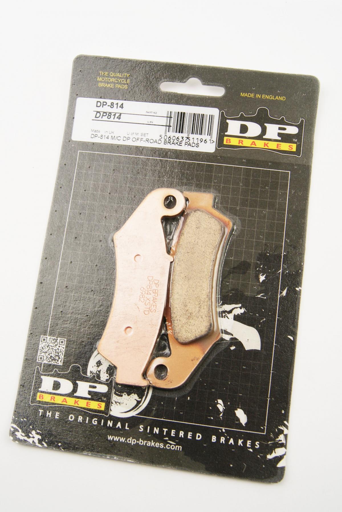 BRAKE PADS SINTERED DP BRAKES, DP814 Premium 41-814.H.DP, FA125