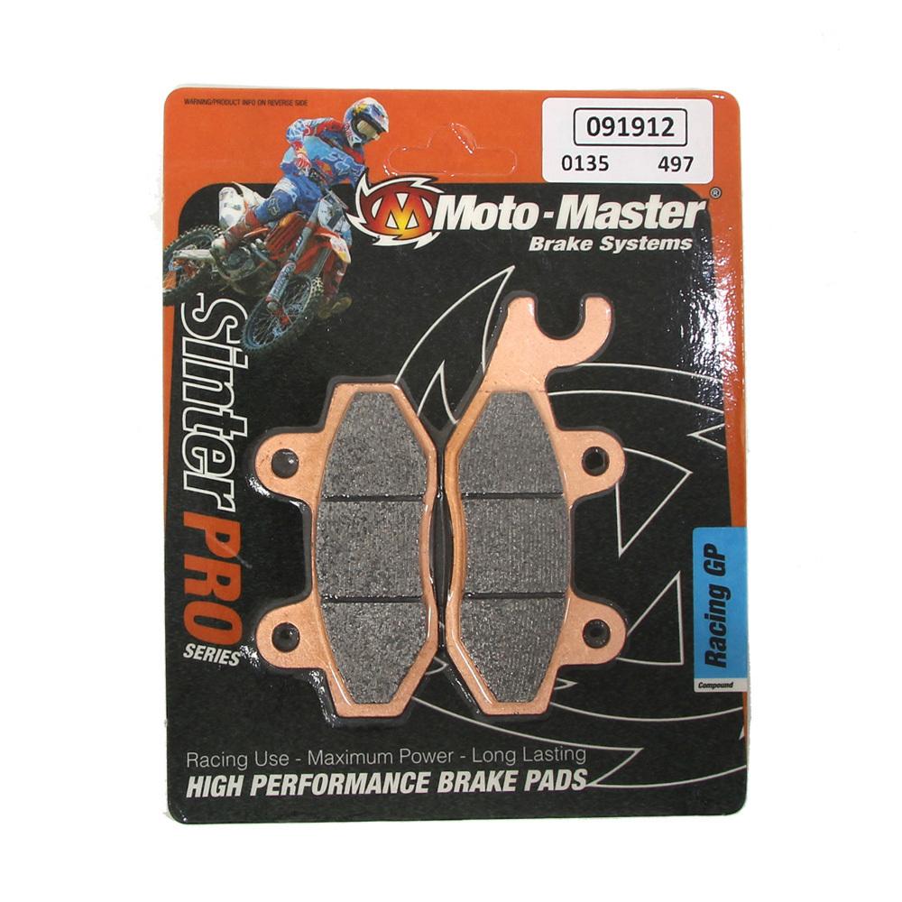 BRAKE PADS SINTERED RACING MOTO-MASTER 091912