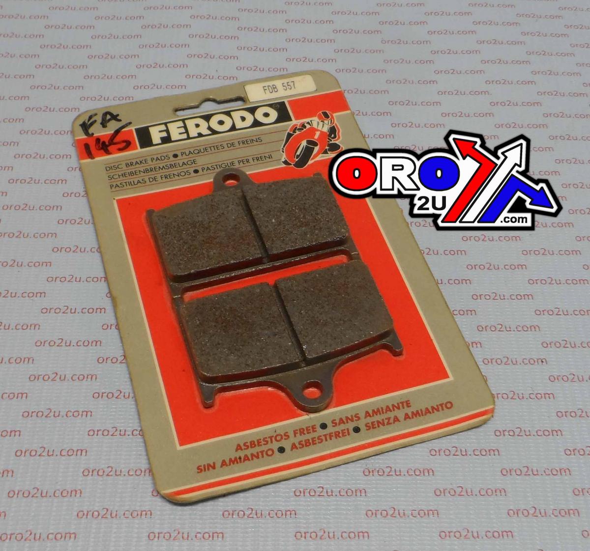 BRAKE PADS DISC VESRAH VD343, FA145 FA236