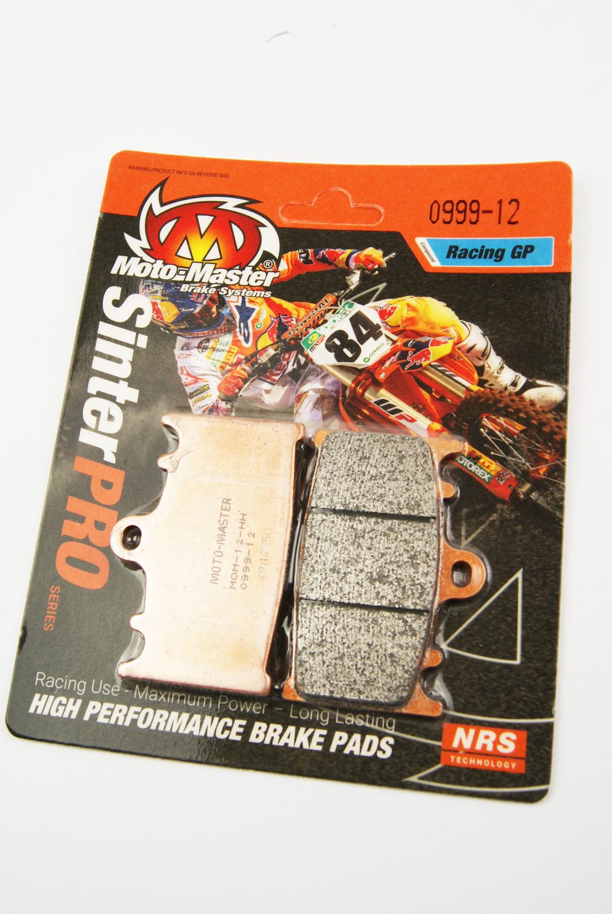 BRAKE PADS SINTERED RACING, MOTO-MASTER 099912, 39-158, FA158