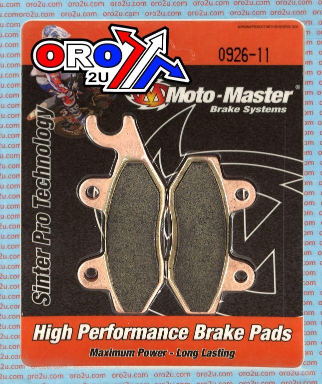 BRAKE PADS STD, MOTO-MASTER 092611 STD, FA165
