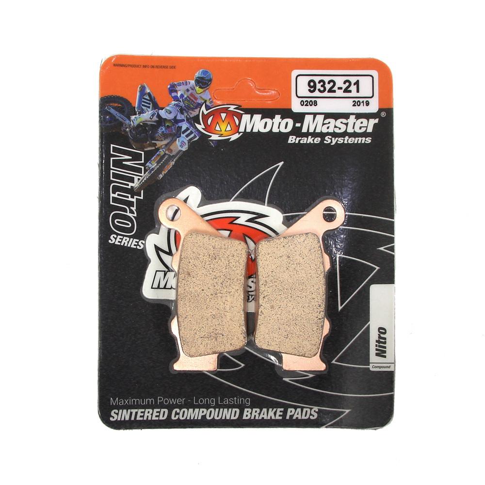 BRAKE PADS SINTERED NITRO, MOTO-MASTER 093221, FA208