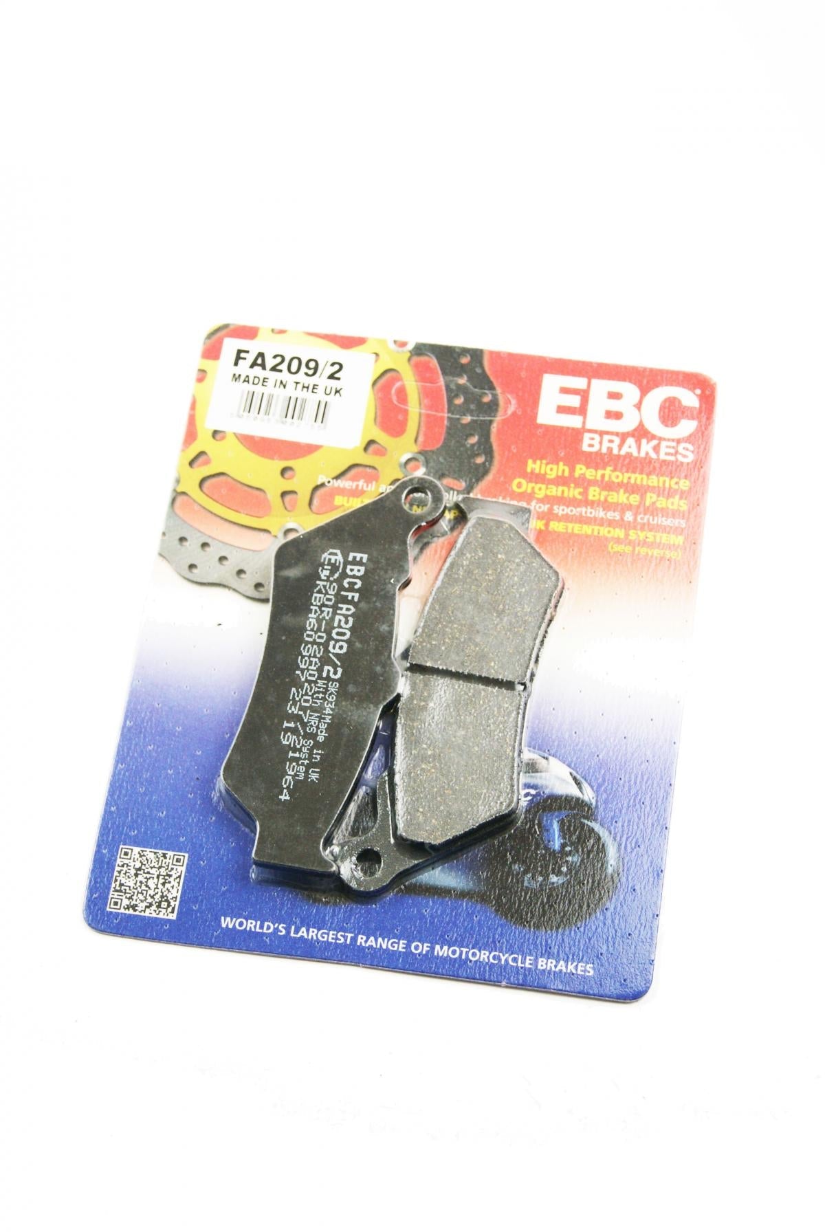 BRAKE PADS FA209/2 EBC, EBC FA209/2