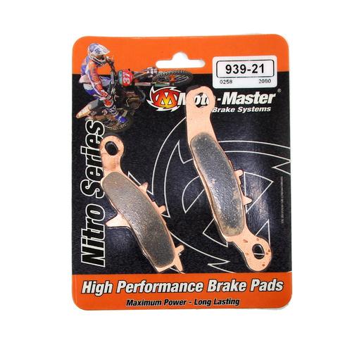 BRAKE PADS SINTERED NITRO, MOTO-MASTER 093921, FA258/FA349