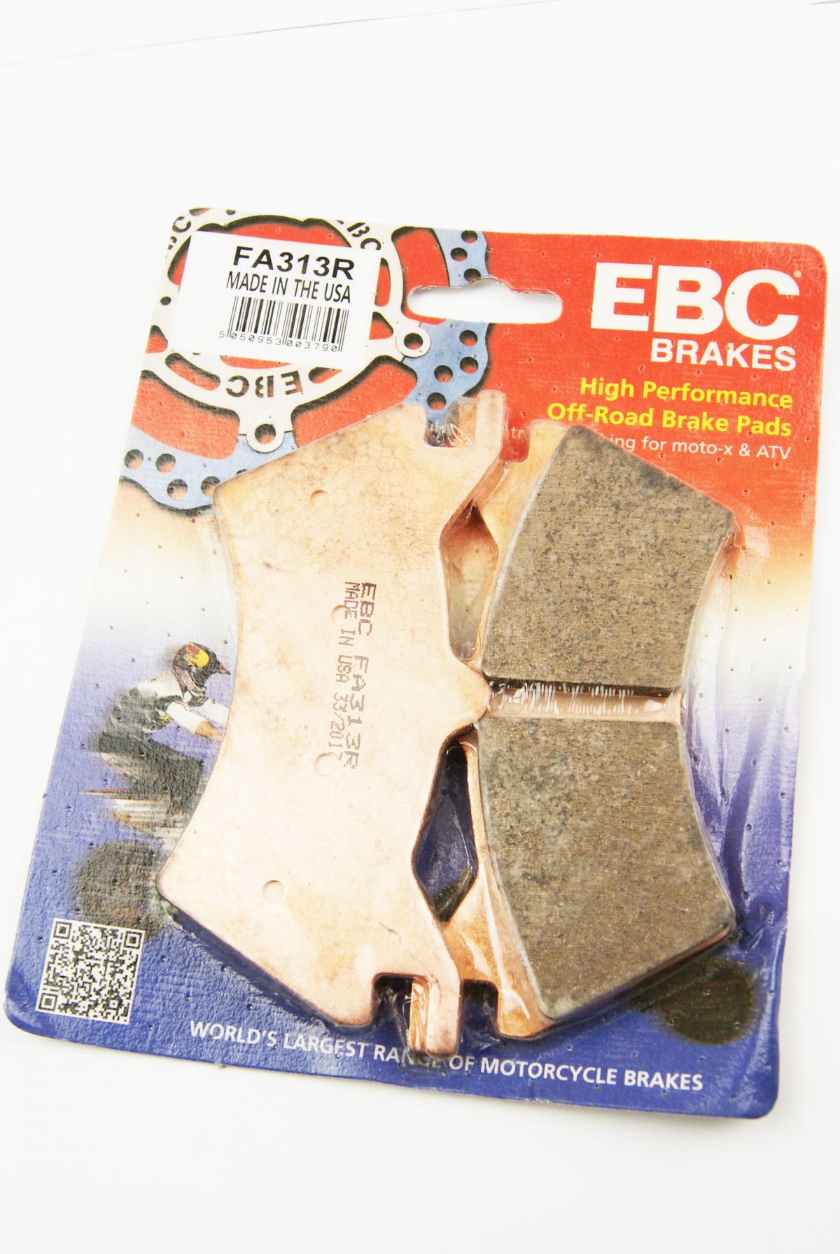 BRAKE PADS SINTERED METAL GOLD, FA313R EBC