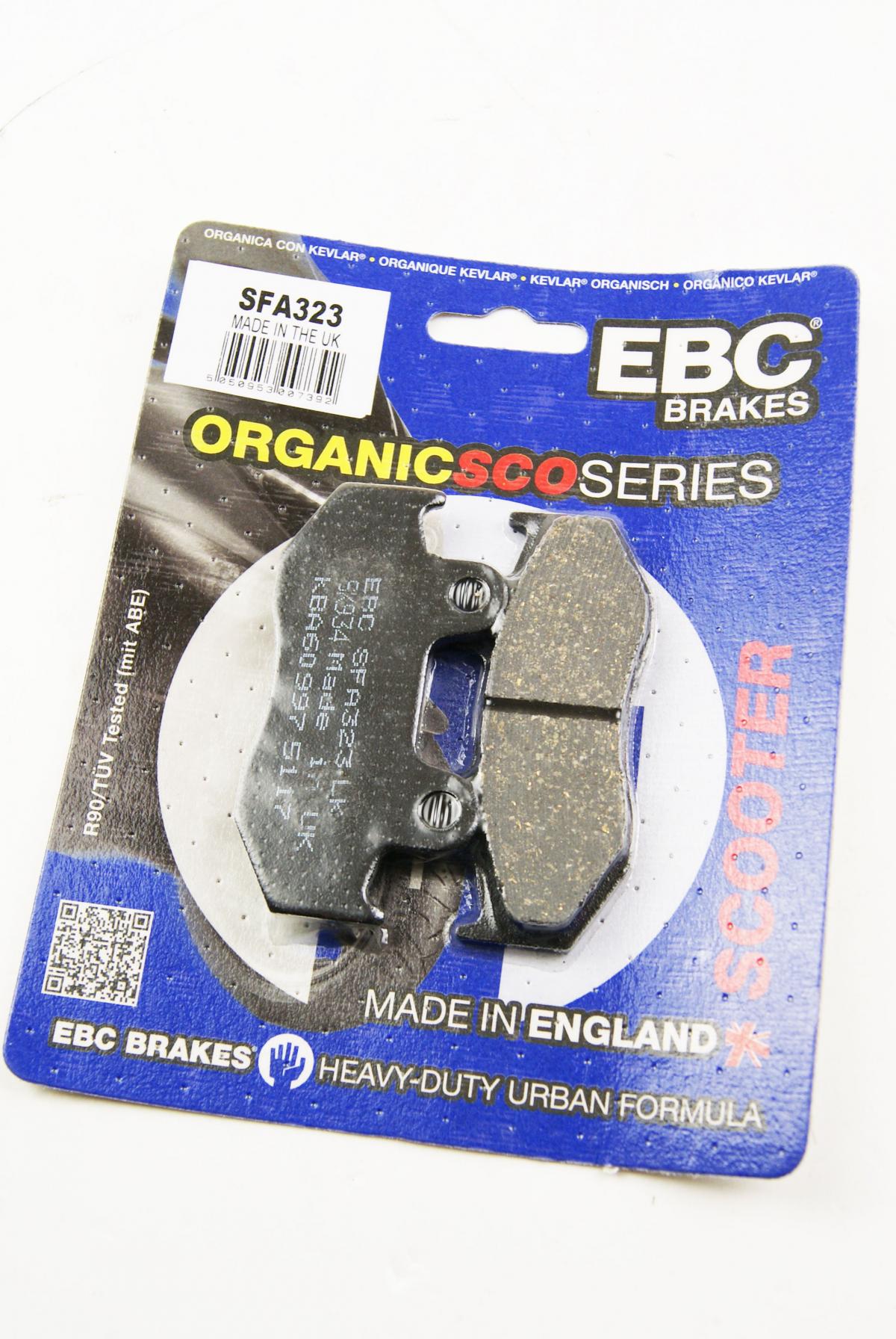 BRAKE PADS SCOOTER ORGANIC, SFA323 EBC