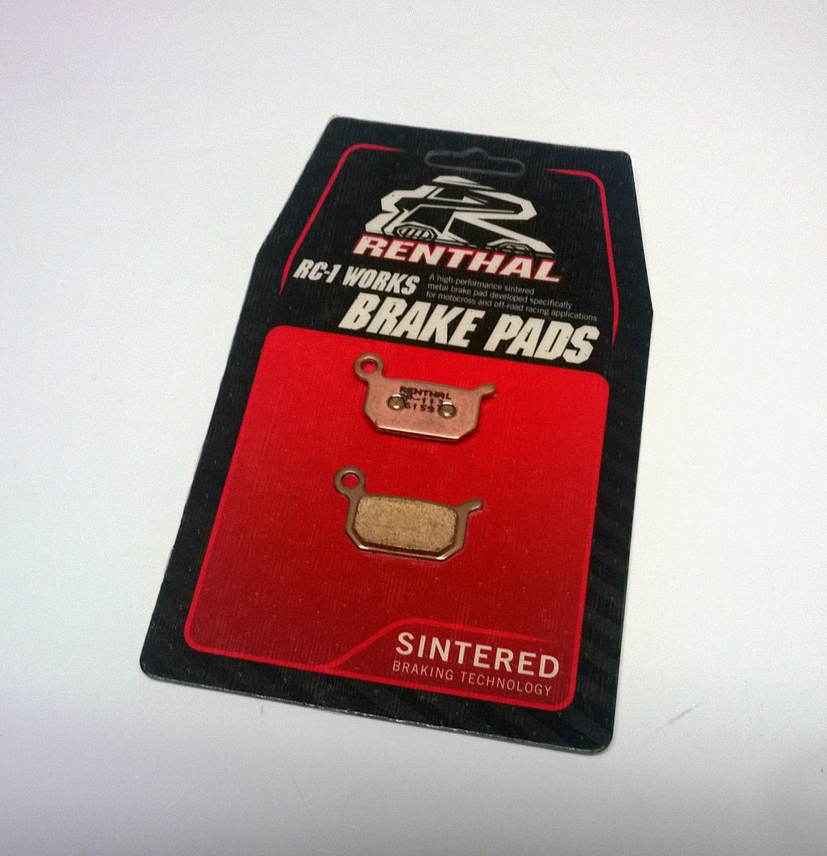 BRAKE PADS SINTERED RC-1, RENTHAL BP-113, BP113 WORKS, FA325, 41-924.H.REN