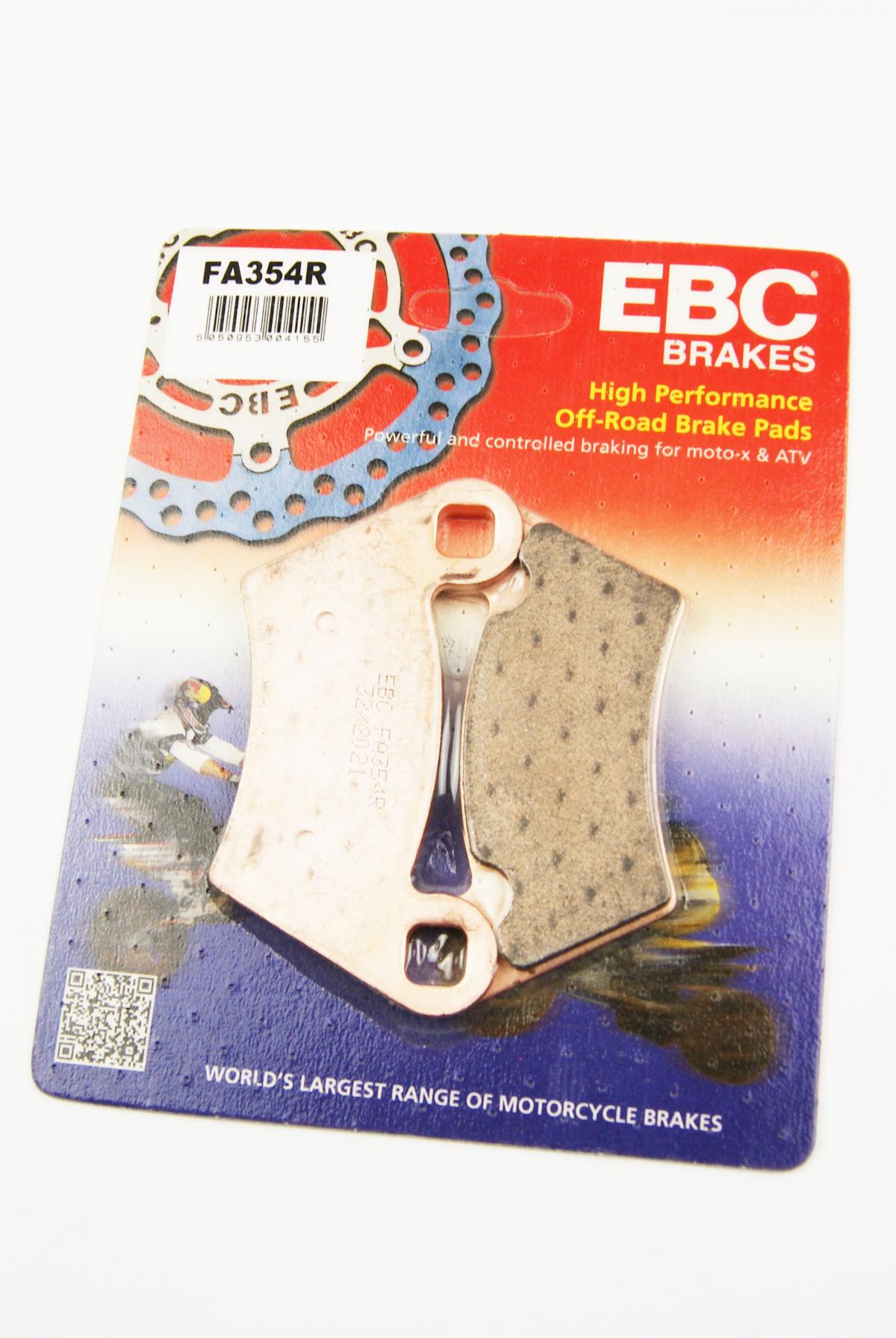 BRAKE PADS SINTERED FA354R EBC POLARIS 1910514, 2202413,