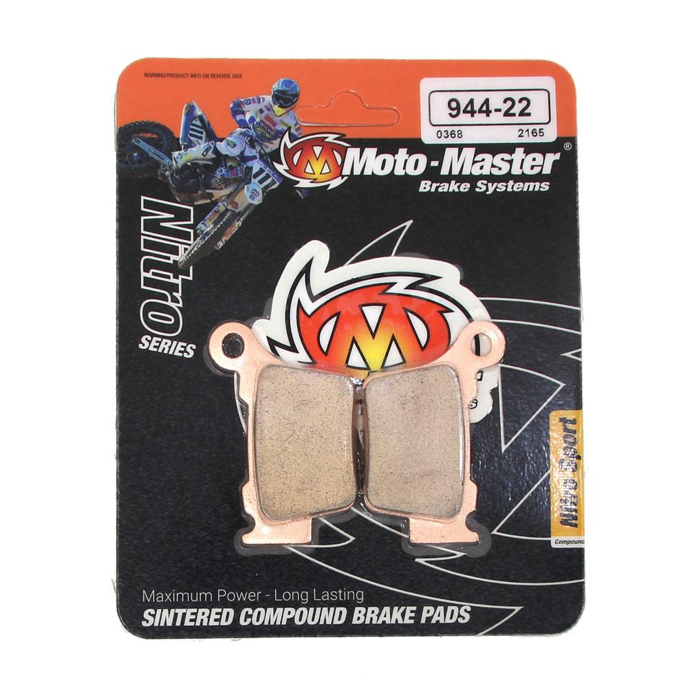 BRAKE PADS SINTERED NITRO RACE, MOTO-MASTER 094422, 39-368, FA368
