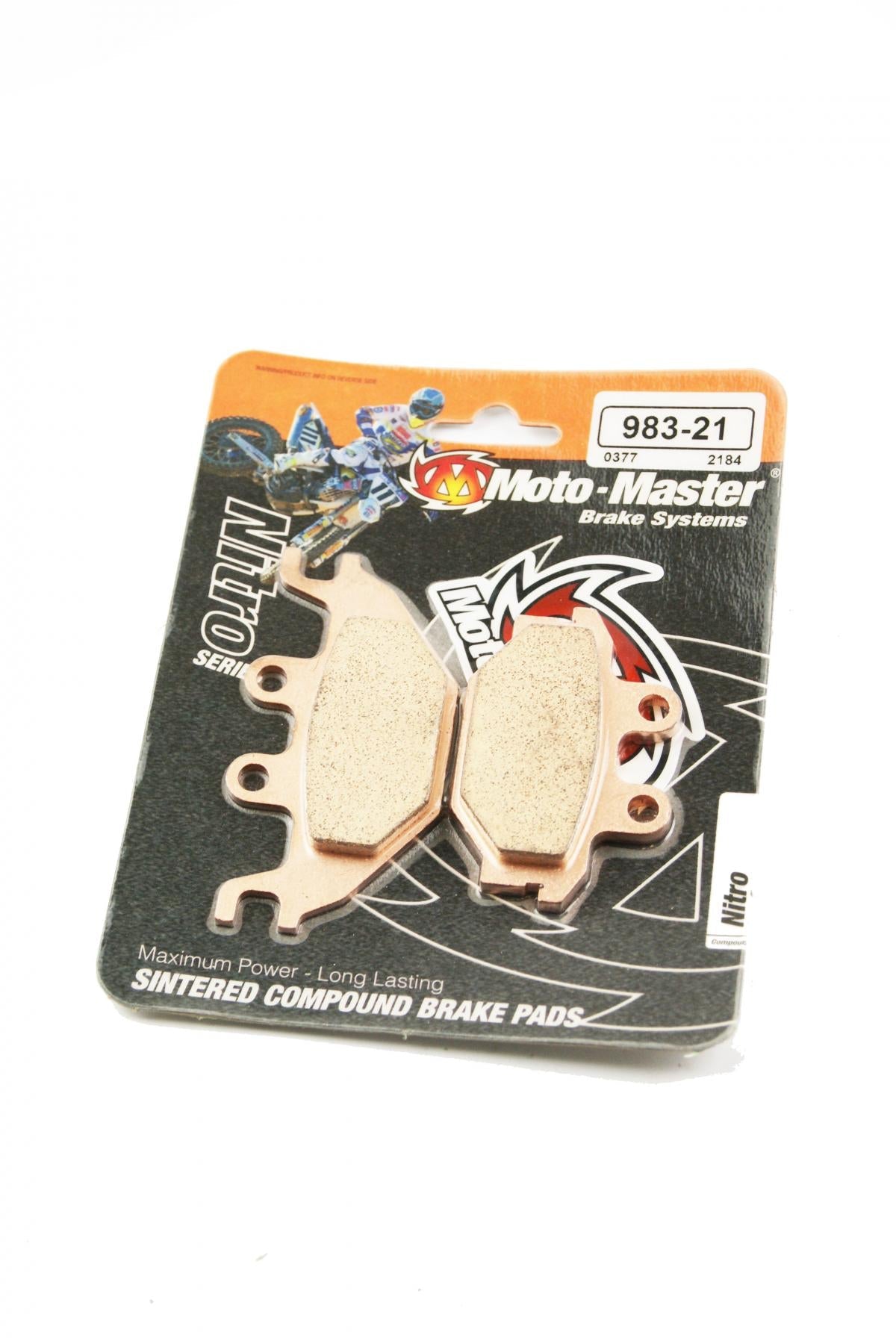 BRAKE PADS SINTERED NITRO, MOTO-MASTER 098321, 39-377, FA377