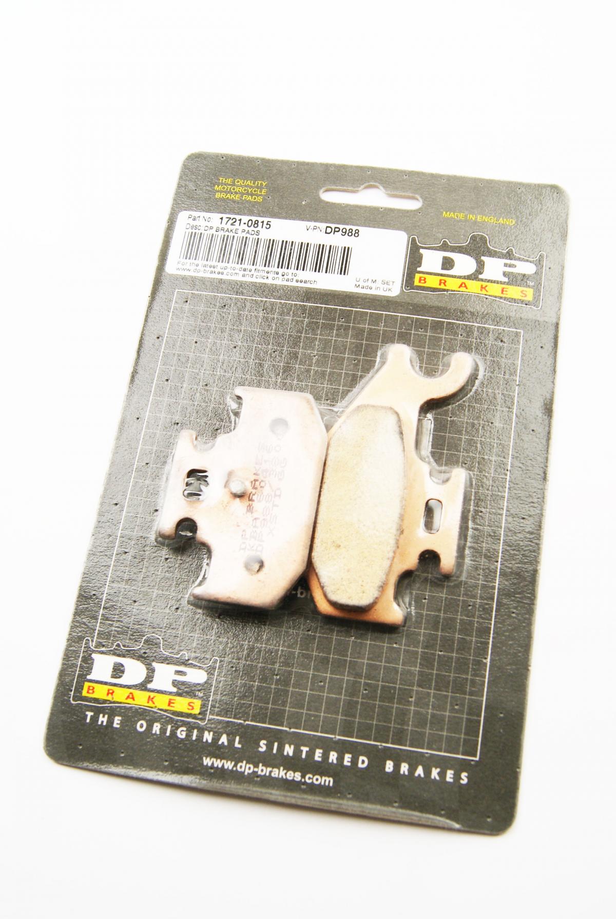 BRAKE PADS DP BRAKES HARD, DP988 Premium Dunlopad DP Sintered, 39-428, FA428