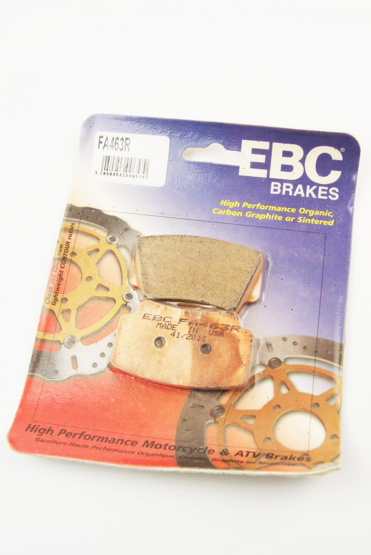 BRAKE PADS SINTERED EBC FA463R RACING GOLD 41-990.H.EBC 39-463