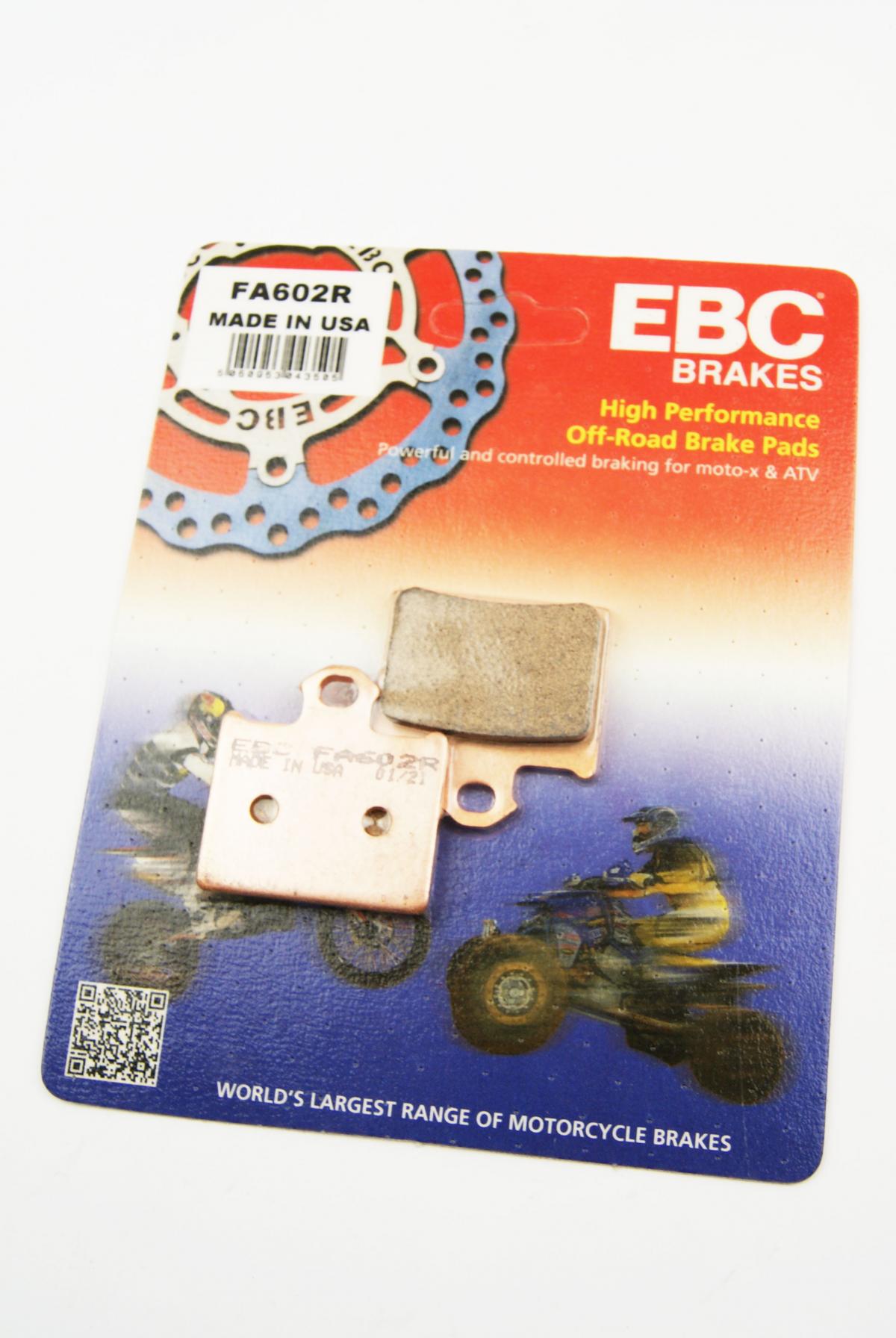 BRAKE PADS SINTERED FA602R, EBC RACING SINTERED
