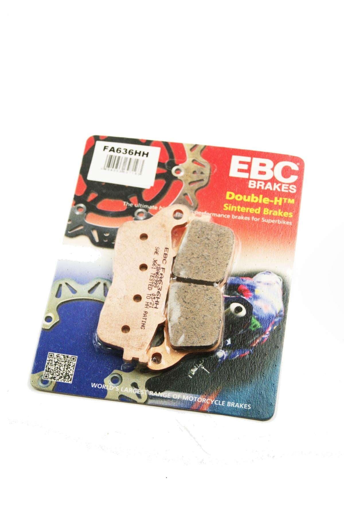 BRAKE PADS DISC SINTERED-METAL, EBC FA636HH