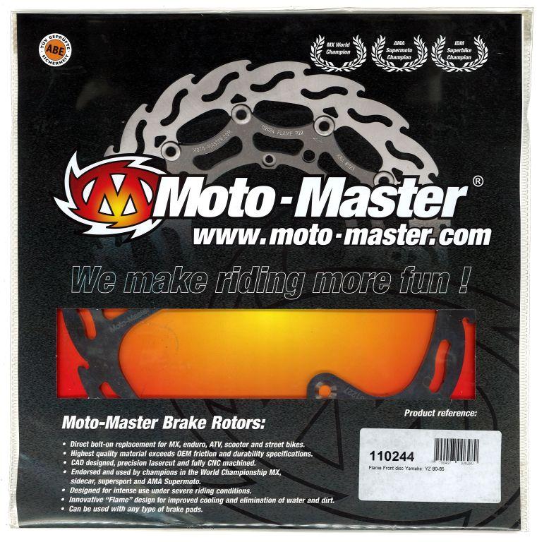 DISC BRAKE FRONT YAM YZ80/85 93-18, SUZ RM85 05-12/15-23 FLAME, MOTO-MASTER