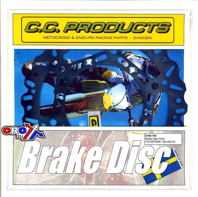 DISC BRAKE FRONT YZ YZF WRF CROSS-CENTER PRODUCT 5100-140